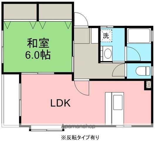 PAO.KY(1LDK/2階)の間取り写真
