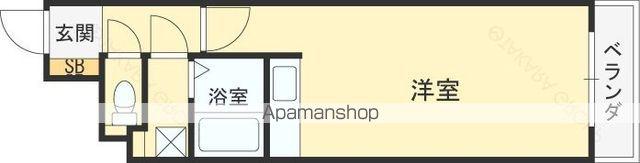 エスリード堂島(1K/4階)の間取り写真
