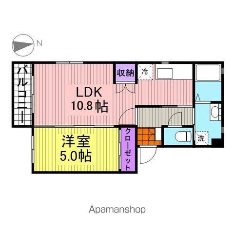 SAMMY88(1LDK/3階)の間取り写真