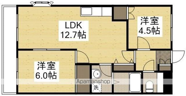ファミーユスィス(2LDK/2階)の間取り写真