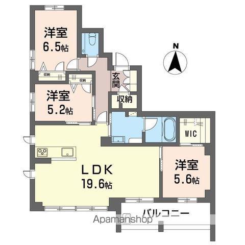 戸塚日和(3LDK/1階)の間取り写真