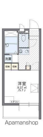 レオパレスK AOYAMA(1K/1階)の間取り写真
