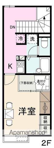 アヴニール元山(1K/2階)の間取り写真