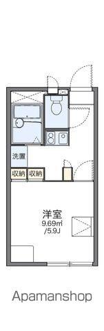 レオパレス小路Ⅱ(1K/1階)の間取り写真