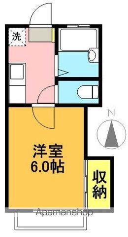 パイングローブ(1K/2階)の間取り写真