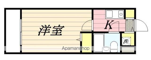 ラ・レジダンス・ド・シュペルブ(1K/2階)の間取り写真