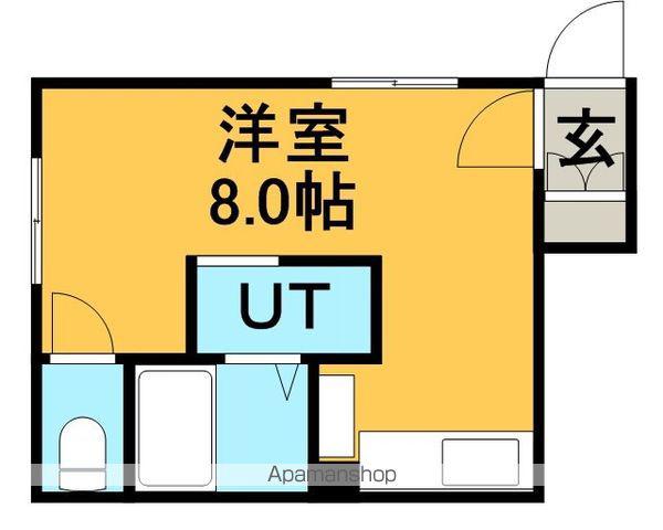 ARS 円山(ワンルーム/2階)の間取り写真