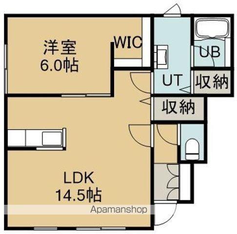 MAISON DE M(1LDK/1階)の間取り写真
