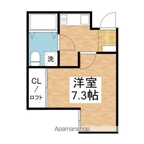 インフィニティ今池(1K/1階)の間取り写真