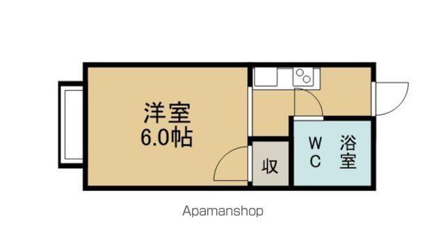 西長野フジハイツ(1K/1階)の間取り写真