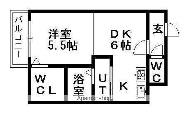 エクセレントハウス豊平37(1DK/4階)の間取り写真