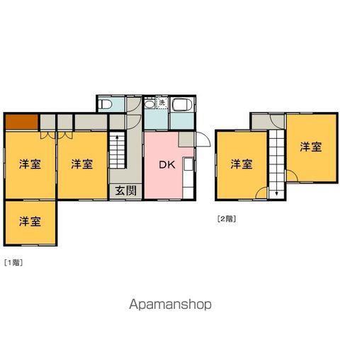 山陽本線 大野浦駅 徒歩37分 2階建 築52年(5DK)の間取り写真