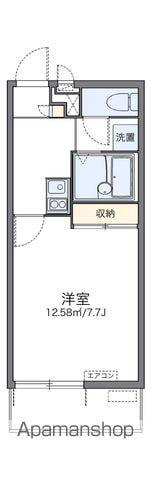 レオパレスコスモス(1K/1階)の間取り写真