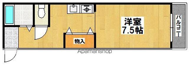 KOEIビル(1K/3階)の間取り写真