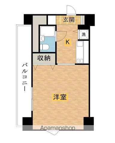QUEENS ACADEMIA(1K/8階)の間取り写真