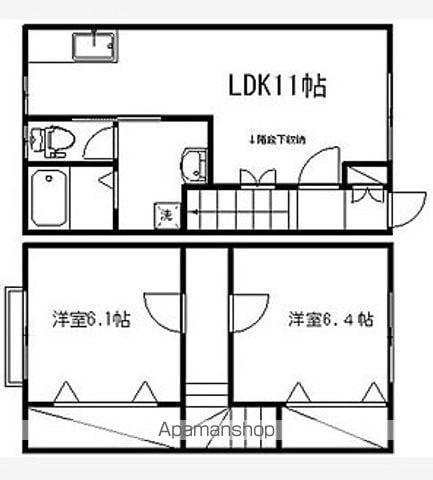 プチメゾンサンライト(2LDK)の間取り写真