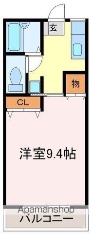リヴァージュ(1K/1階)の間取り写真