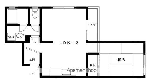 ルミナス明神町(1LDK/2階)の間取り写真