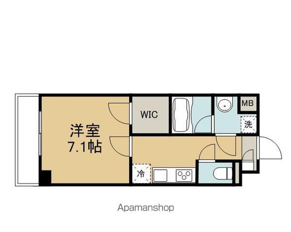 ロイヤルアンコール(1K/9階)の間取り写真