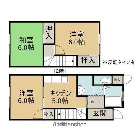第三中川ハイツ(3DK/1階)の間取り写真