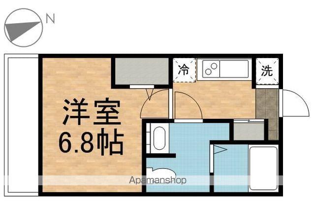 パルティール(1K/2階)の間取り写真