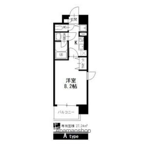 グレイス大須(1K/6階)の間取り写真