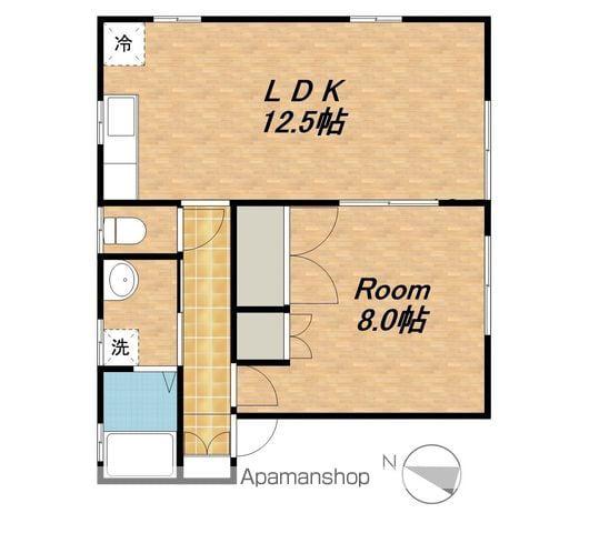 セイ・ソルジェンテ(1LDK/1階)の間取り写真