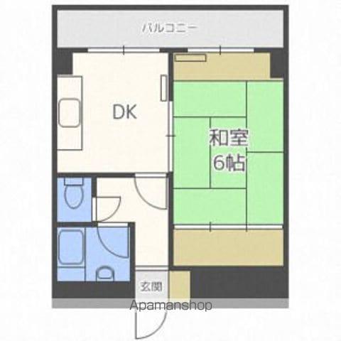 アルファスクエア北13条(1DK/7階)の間取り写真