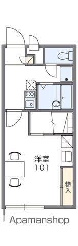 レオパレスフォレスター(1K/2階)の間取り写真