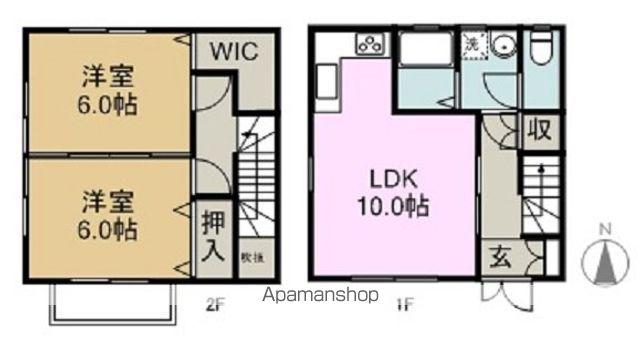 スプリニア(2LDK)の間取り写真