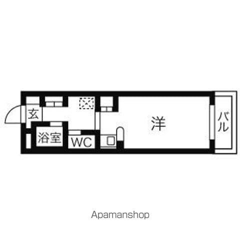 ドール新栄(1K/4階)の間取り写真