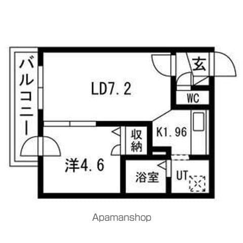 TM PARK RESIDENCE INNティーエムパークレジ(1LDK/2階)の間取り写真