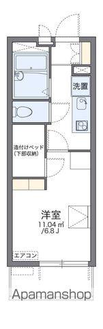 レオパレス東蟹屋アネックス(1K/4階)の間取り写真