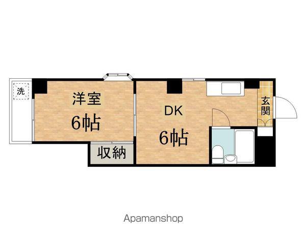 ウィンド聖蹟桜ヶ丘マンション(1DK/7階)の間取り写真
