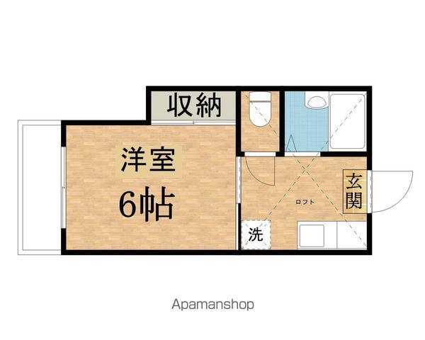 コーポ93(1K/2階)の間取り写真