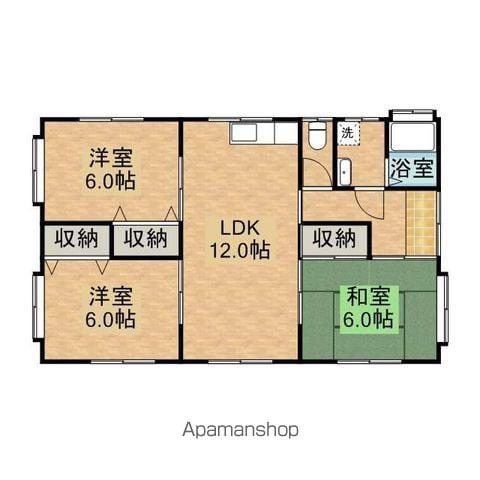 日豊本線 都城駅 バス乗車時間:23分 西高木バス停で下車 徒歩21分 1階建 築22年(3LDK)の間取り写真