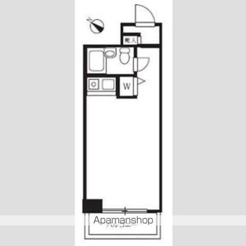 東急ドエル・アルス音羽2(ワンルーム/3階)の間取り写真