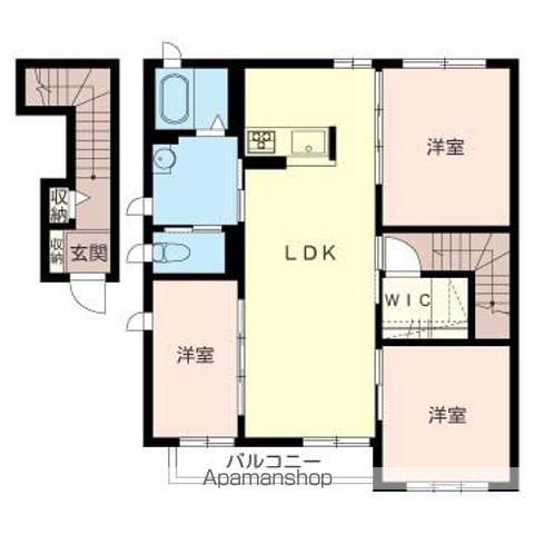 フリーダム樹(3LDK/2階)の間取り写真