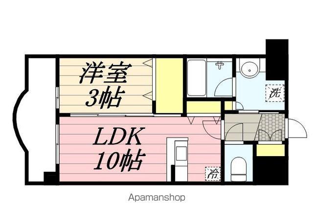 RSレジデンス松島(1LDK/6階)の間取り写真