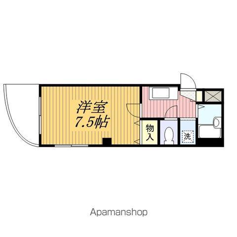 パークサイド椿森(1K/2階)の間取り写真