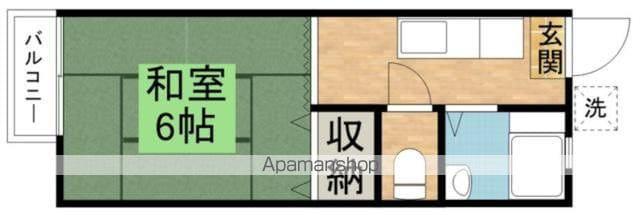 サクラハイツ(1K/2階)の間取り写真