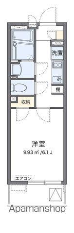 クレイノのぞみⅡ(1K/3階)の間取り写真