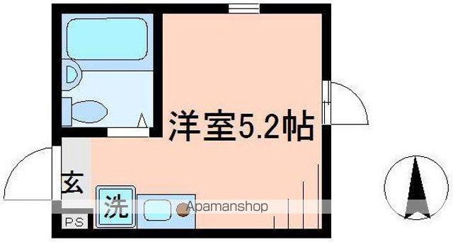 イル豊島園駅前(ワンルーム/1階)の間取り写真