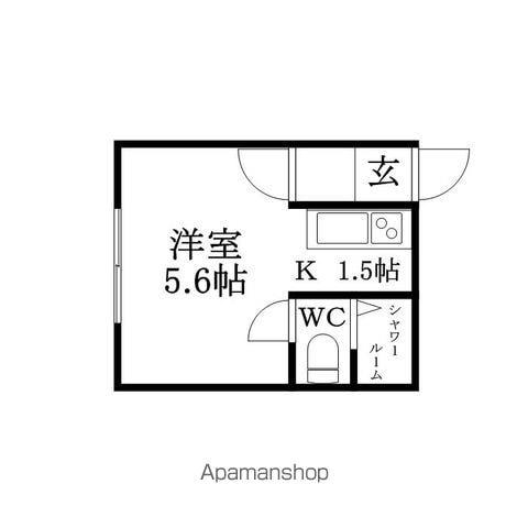 T-ROUTE菊水(ワンルーム/3階)の間取り写真