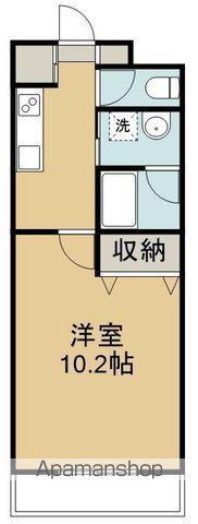 ルミエール(1K/3階)の間取り写真