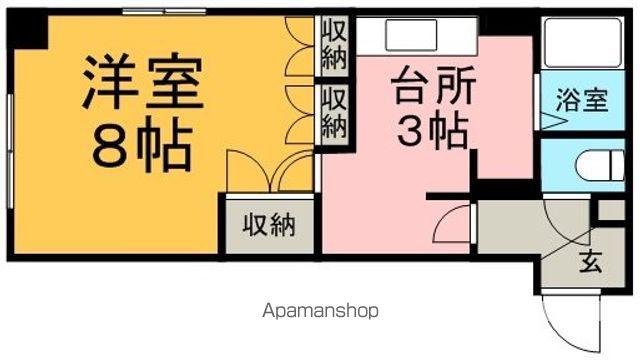 フェリス31(1K/3階)の間取り写真