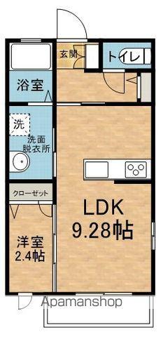 I ハイムホタカ(1LDK/1階)の間取り写真