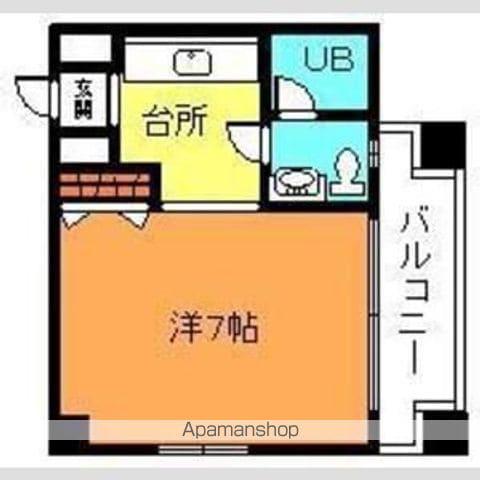 キャッスルEYAⅡ(1K/3階)の間取り写真