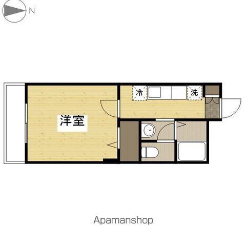 フィネス昭和町2(1K/3階)の間取り写真
