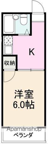 幸マンション(1K/1階)の間取り写真